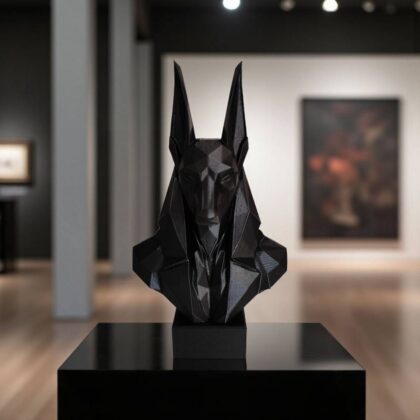 Low Poly Anubis Büste